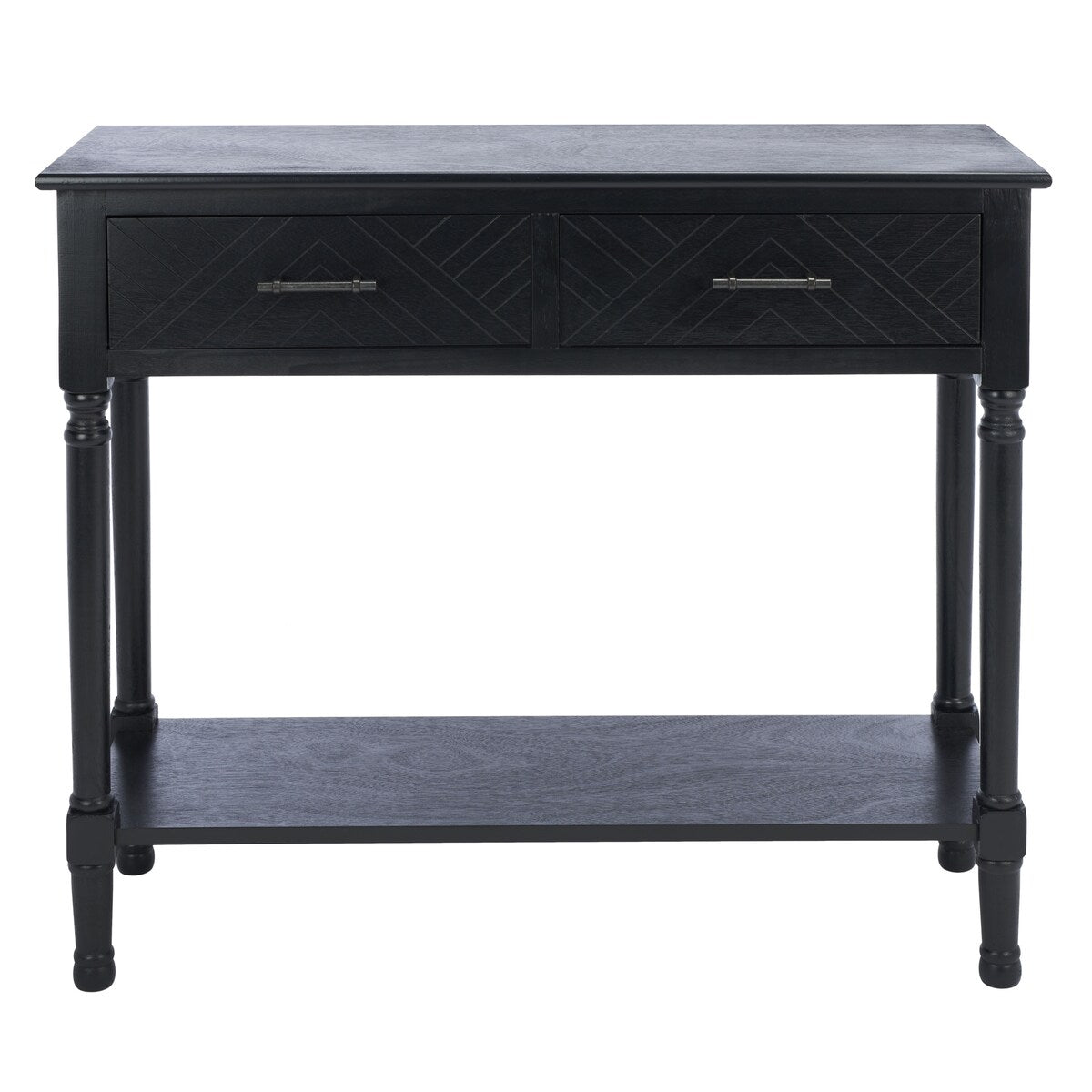 SAFAVIEH Eryka 2-Drawer Console Table - 35.5" W x 13" L x 29.5" H - 36Wx13Dx30H