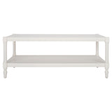 SAFAVIEH Eudora White Coffee Table - 47.2" x 23.6" x 18.9" - 47Wx24Dx19H