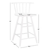 SAFAVIEH Eveline 25-inch Counter Stool - 21 In. W x 17 In. D x 34 In. H - 21Wx17Dx34H