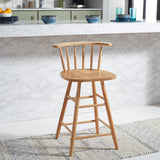 SAFAVIEH Eveline 25-inch Counter Stool - 21 In. W x 17 In. D x 34 In. H - 21Wx17Dx34H