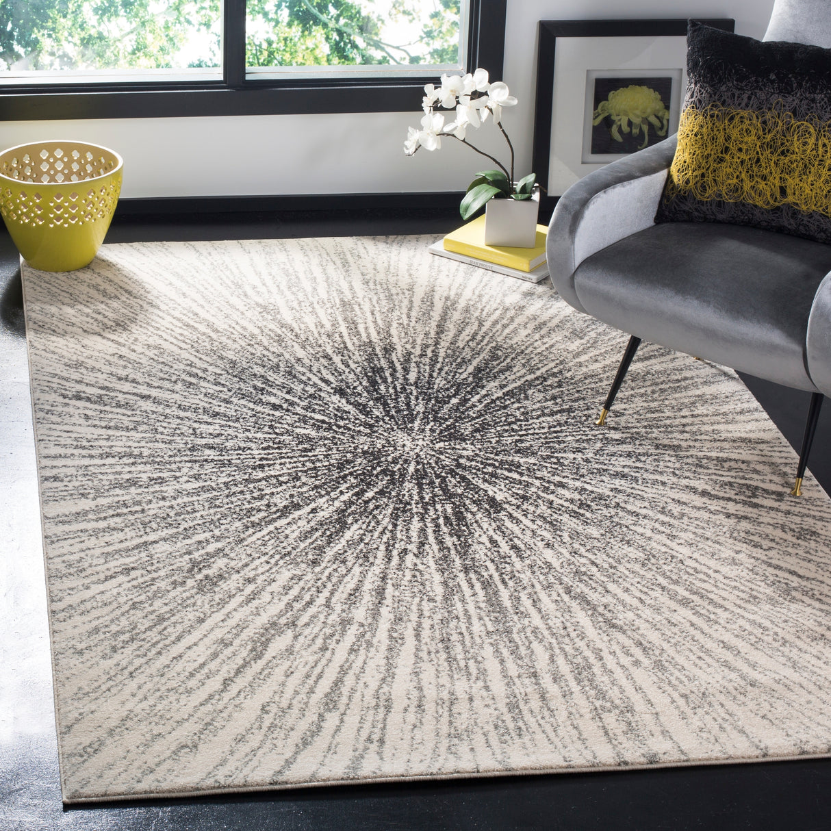 SAFAVIEH Evoke Coralee Abstract Boho Burst Rug