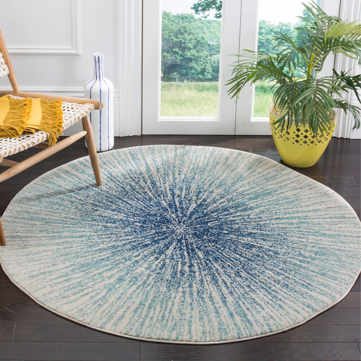 SAFAVIEH Evoke Coralee Abstract Boho Burst Rug