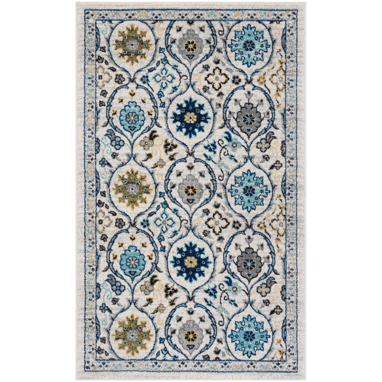 SAFAVIEH Evoke Malika Floral Damask Boho Rug