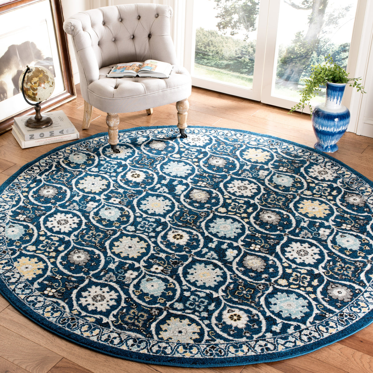 SAFAVIEH Evoke Malika Floral Damask Boho Rug