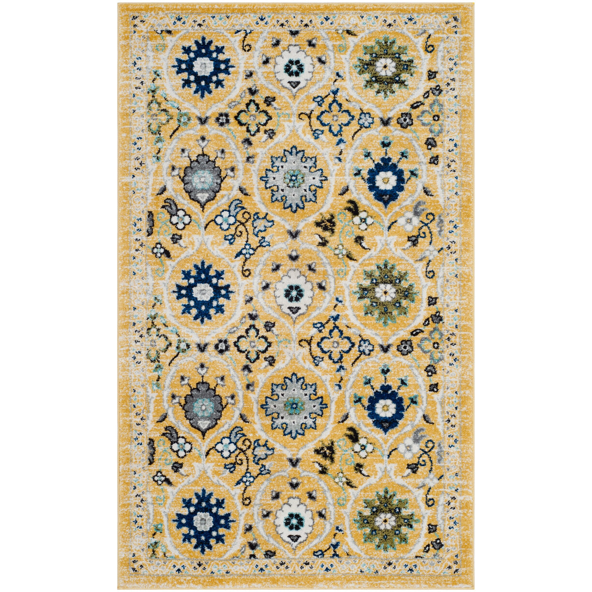 SAFAVIEH Evoke Malika Floral Damask Boho Rug