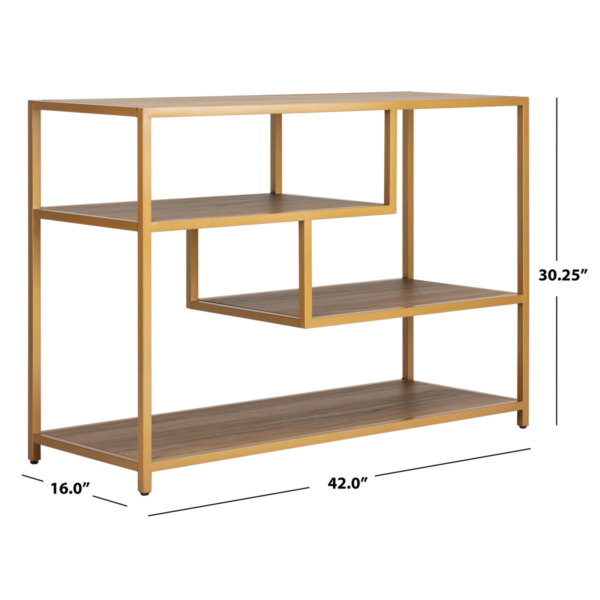 SAFAVIEH Fannye Geometric Console Table - 42" x 16" x 30.3" - 42Wx16Dx30H