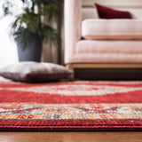 SAFAVIEH Farmhouse Rozana Boho Tribal Polyester Rug