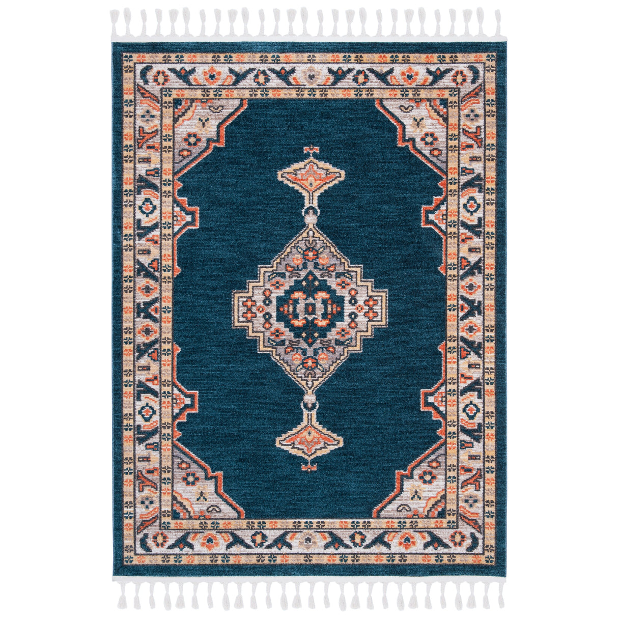 SAFAVIEH Farmhouse Rozana Boho Tribal Polyester Rug