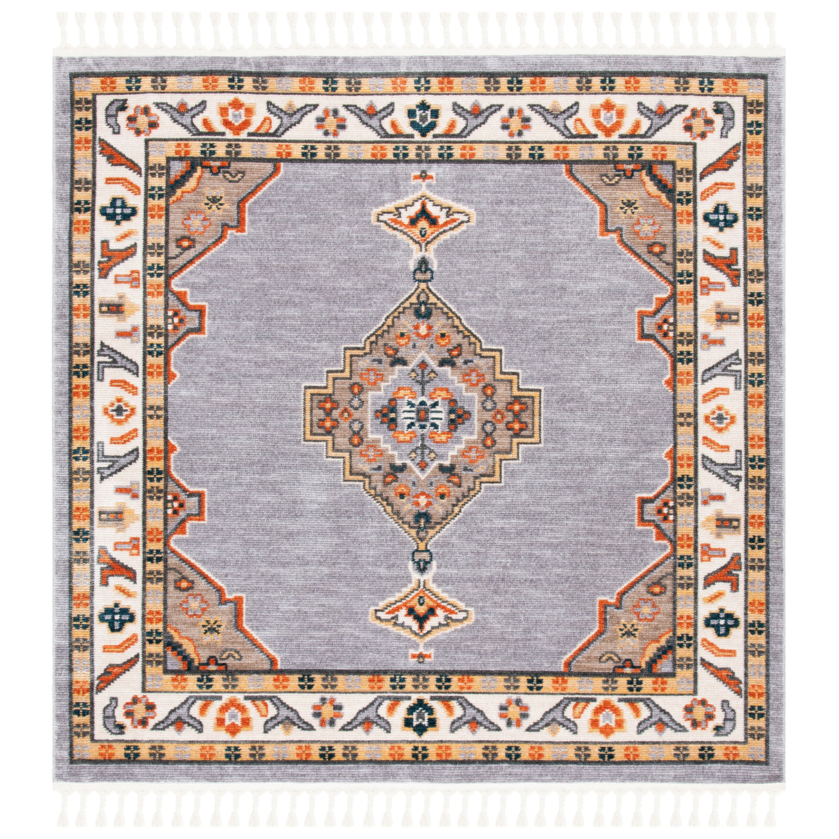 SAFAVIEH Farmhouse Rozana Boho Tribal Polyester Rug