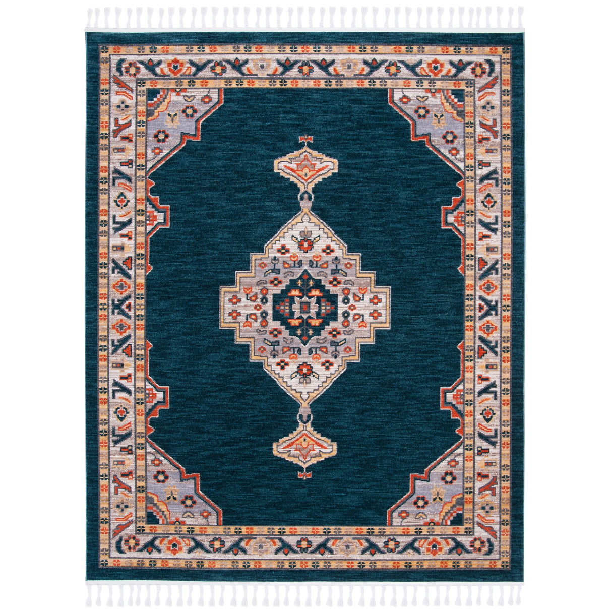 SAFAVIEH Farmhouse Rozana Boho Tribal Polyester Rug