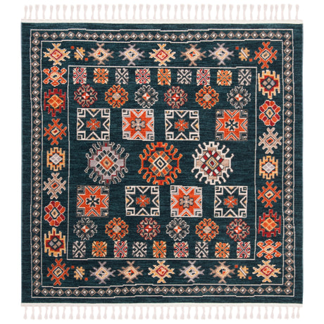 SAFAVIEH Farmhouse Sylke Boho Tribal Polyester Rug