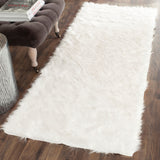 SAFAVIEH Faux Sheep Silke Skin 2.4-inch Thick Rug