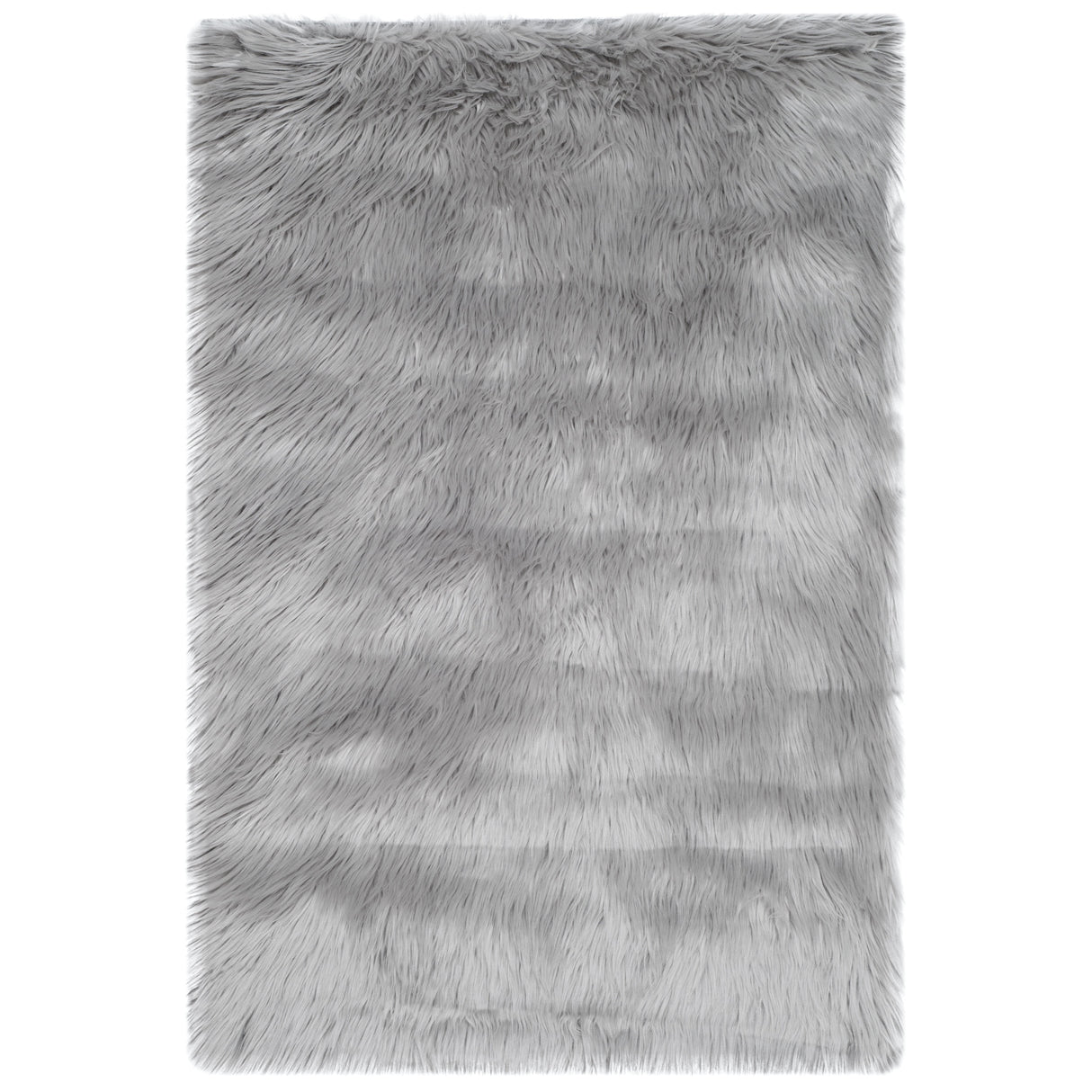 SAFAVIEH Faux Sheep Silke Skin 2.4-inch Thick Rug