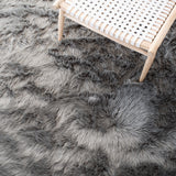 SAFAVIEH Faux Sheep Silke Skin 2.4-inch Thick Rug