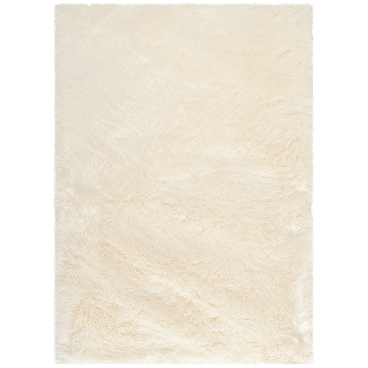 SAFAVIEH Faux Sheep Silke Skin 2.4-inch Thick Rug