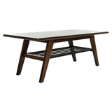 SAFAVIEH Felicie 2-Tier Coffee Table - 47" W x 23.5" D x 18" H - 47Wx24Dx18H