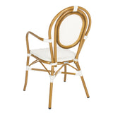 SAFAVIEH Felicity French Bistro Stacking Arm Chair (Set of 2) - 20W x 35D x 24H