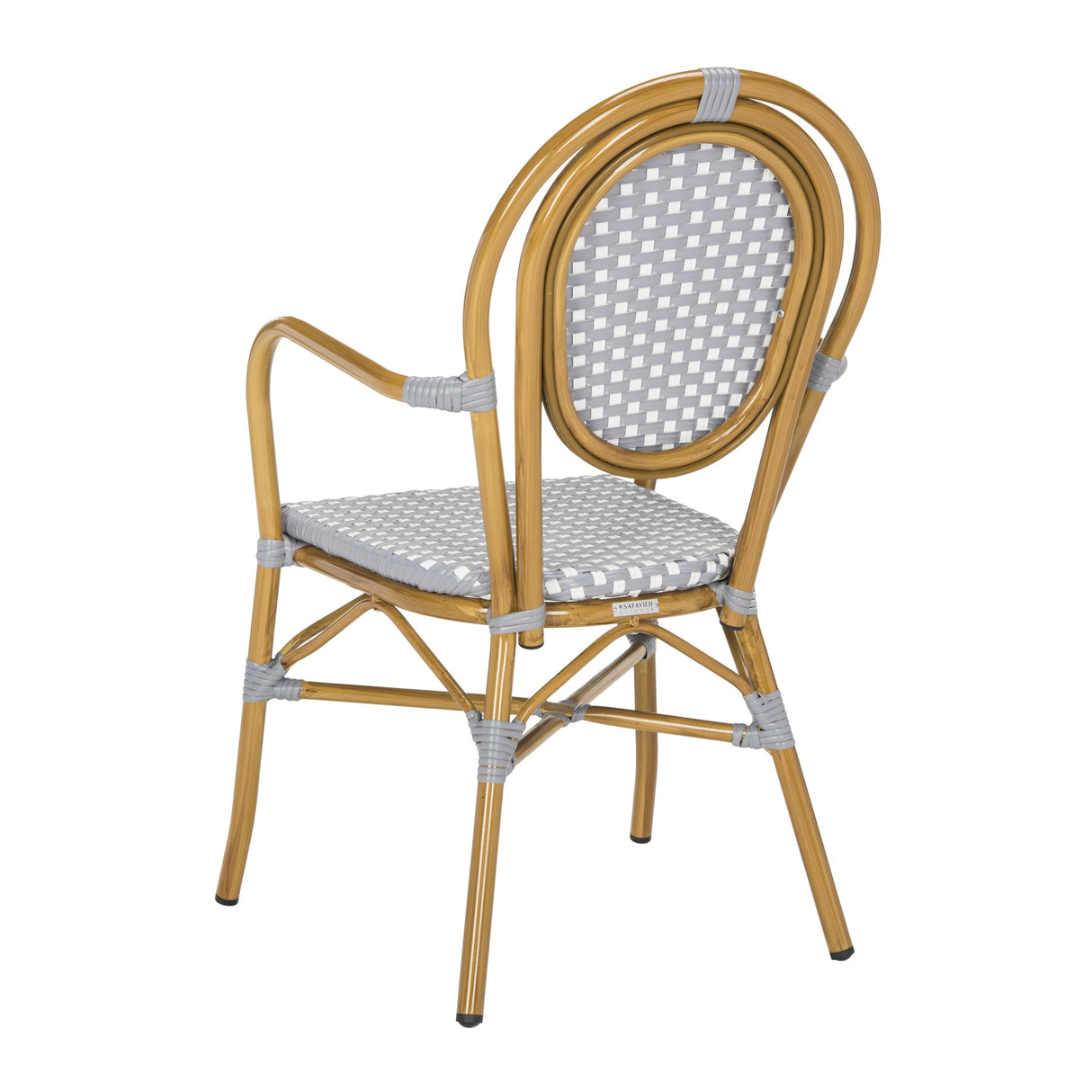 SAFAVIEH Felicity French Bistro Stacking Arm Chair (Set of 2) - 20W x 35D x 24H