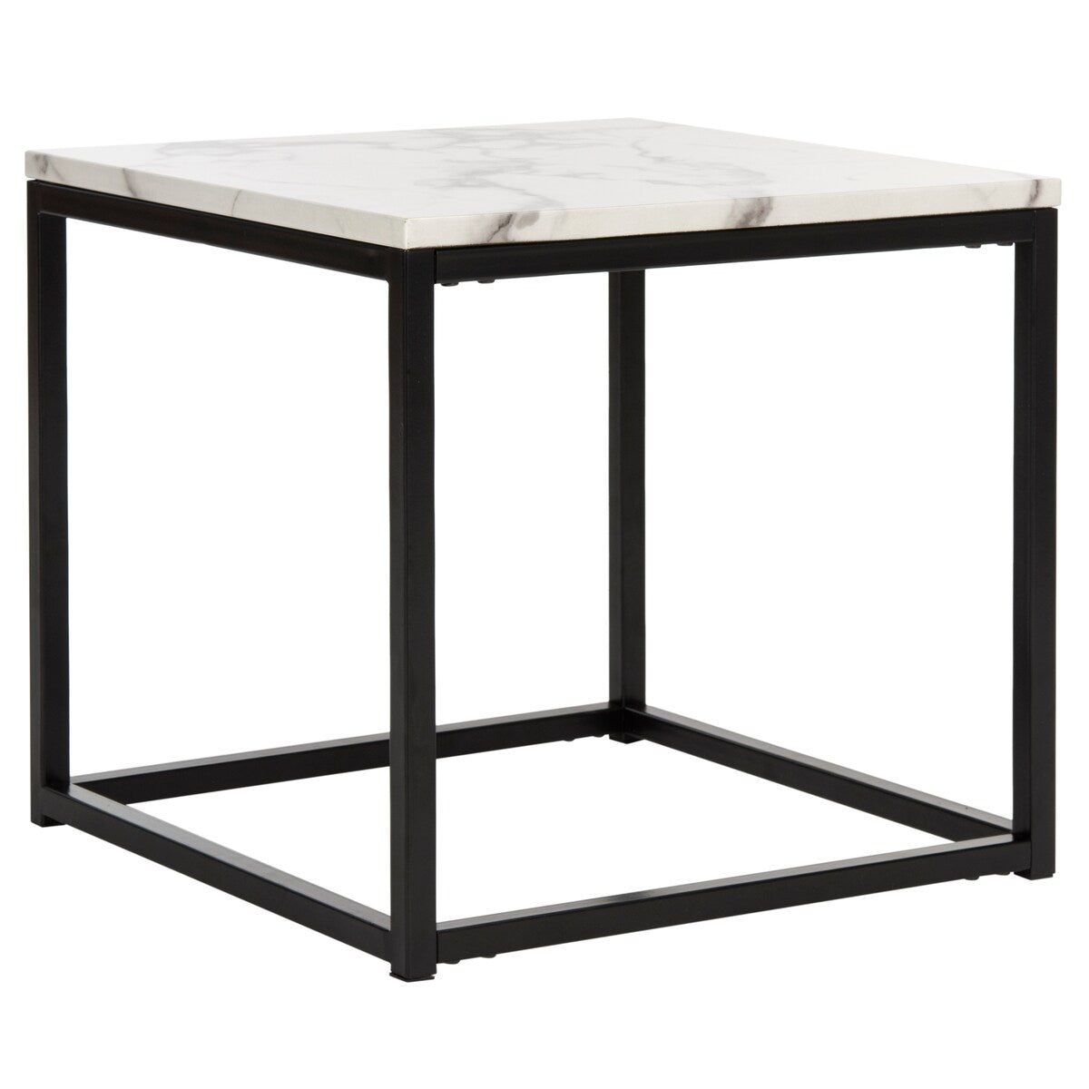 SAFAVIEH Fenne End Table - 18.9" x 18.9" x 17.7" - 19Wx19Dx18H