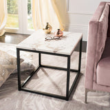 SAFAVIEH Fenne End Table - 18.9" x 18.9" x 17.7" - 19Wx19Dx18H