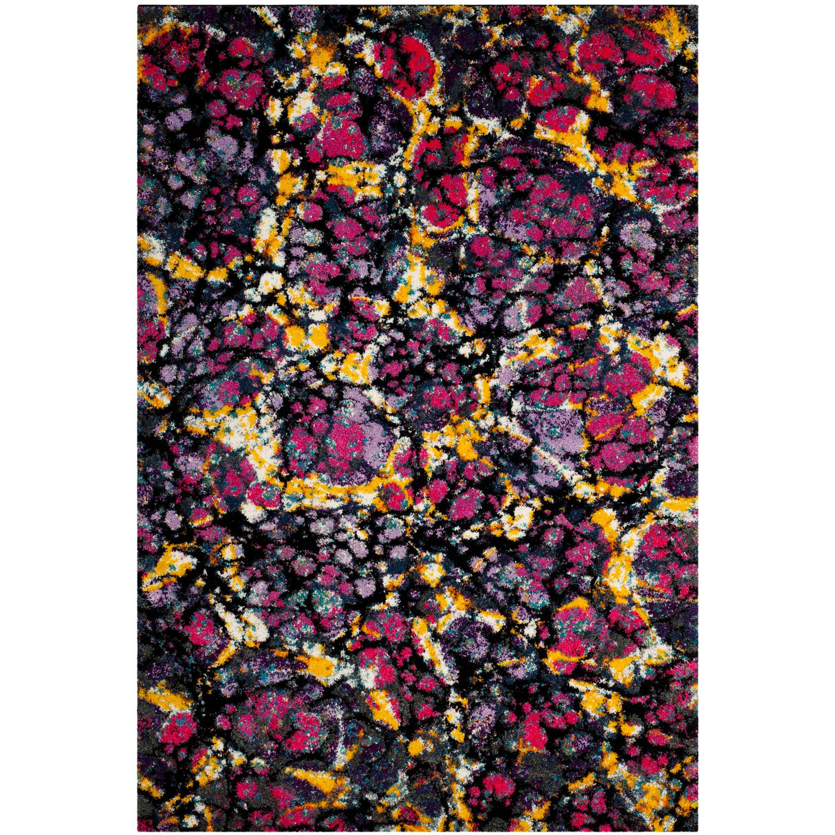 SAFAVIEH Fiesta Shag Aybek Abstract Rug