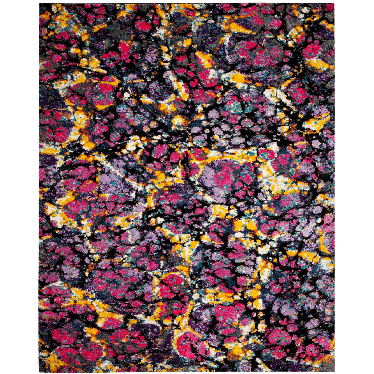 SAFAVIEH Fiesta Shag Aybek Abstract Rug