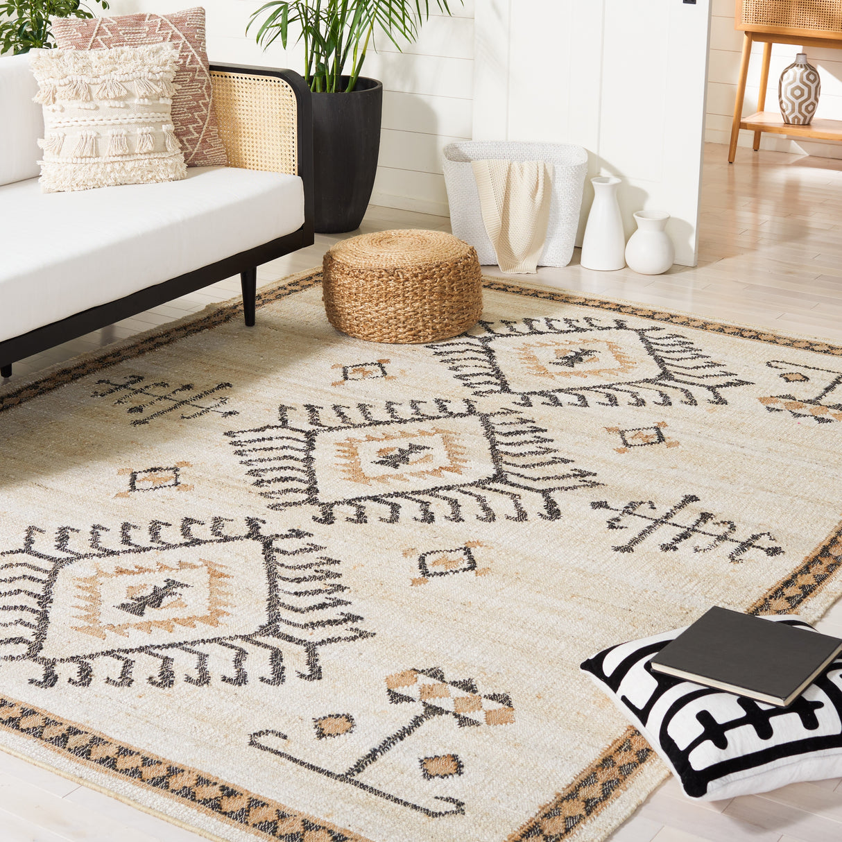 SAFAVIEH Flatweave Kilim Emiljana Jute Rug