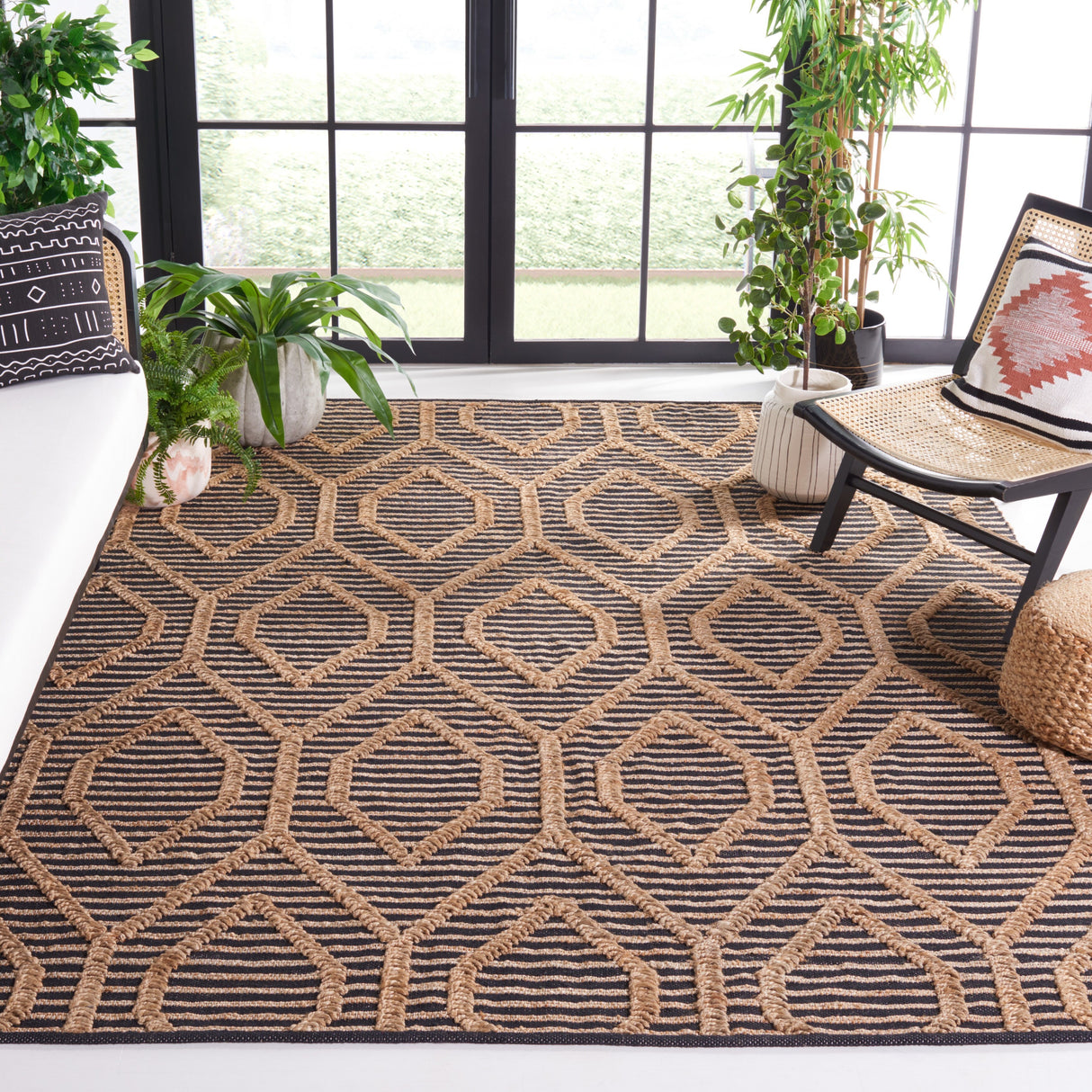 SAFAVIEH Flatweave Natural Fiber Sunje Jute Rug