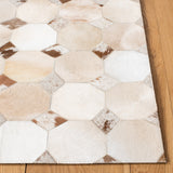 SAFAVIEH Flatweave Studio Leather Semiye Modern Rug