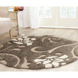 SAFAVIEH Florida Shag Ariette Floral Scroll 1.2-inch Thick Rug