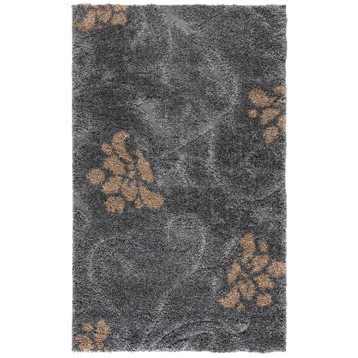 SAFAVIEH Florida Shag Ariette Floral Scroll 1.2-inch Thick Rug