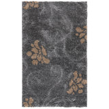 SAFAVIEH Florida Shag Ariette Floral Scroll 1.2-inch Thick Rug