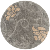 SAFAVIEH Florida Shag Ariette Floral Scroll 1.2-inch Thick Rug