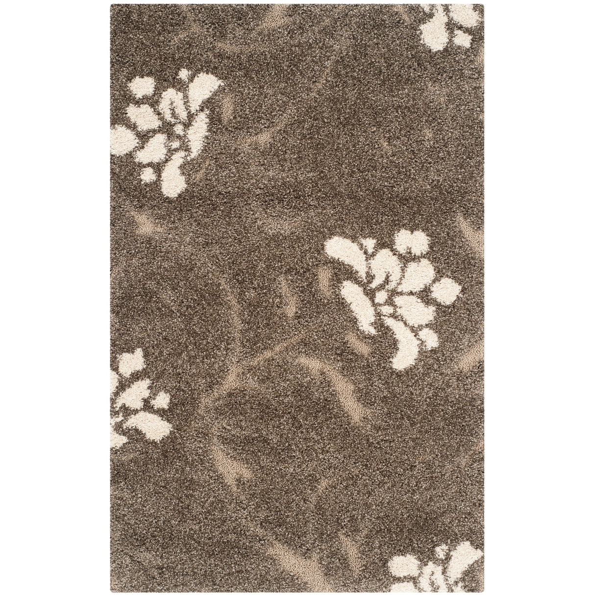 SAFAVIEH Florida Shag Ariette Floral Scroll 1.2-inch Thick Rug