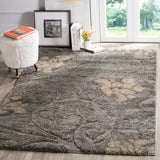 SAFAVIEH Florida Shag Ariette Floral Scroll 1.2-inch Thick Rug