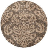 SAFAVIEH Florida Shag Aurkene Floral Damask 1.2-inch Thick Rug