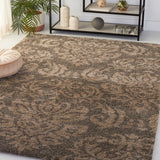 SAFAVIEH Florida Shag Aurkene Floral Damask 1.2-inch Thick Rug