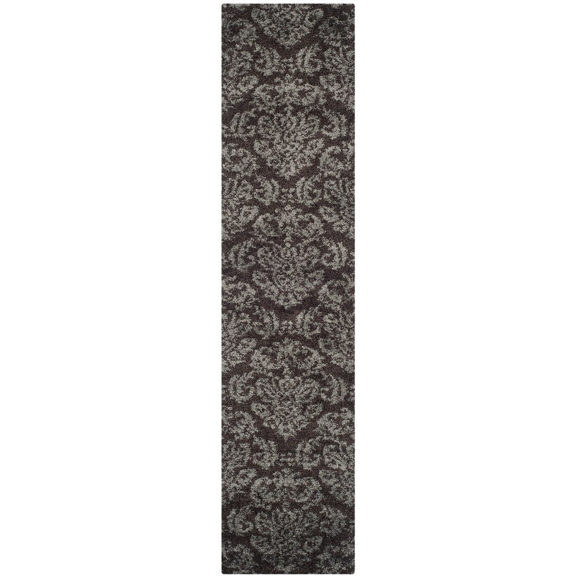 SAFAVIEH Florida Shag Aurkene Floral Damask 1.2-inch Thick Rug