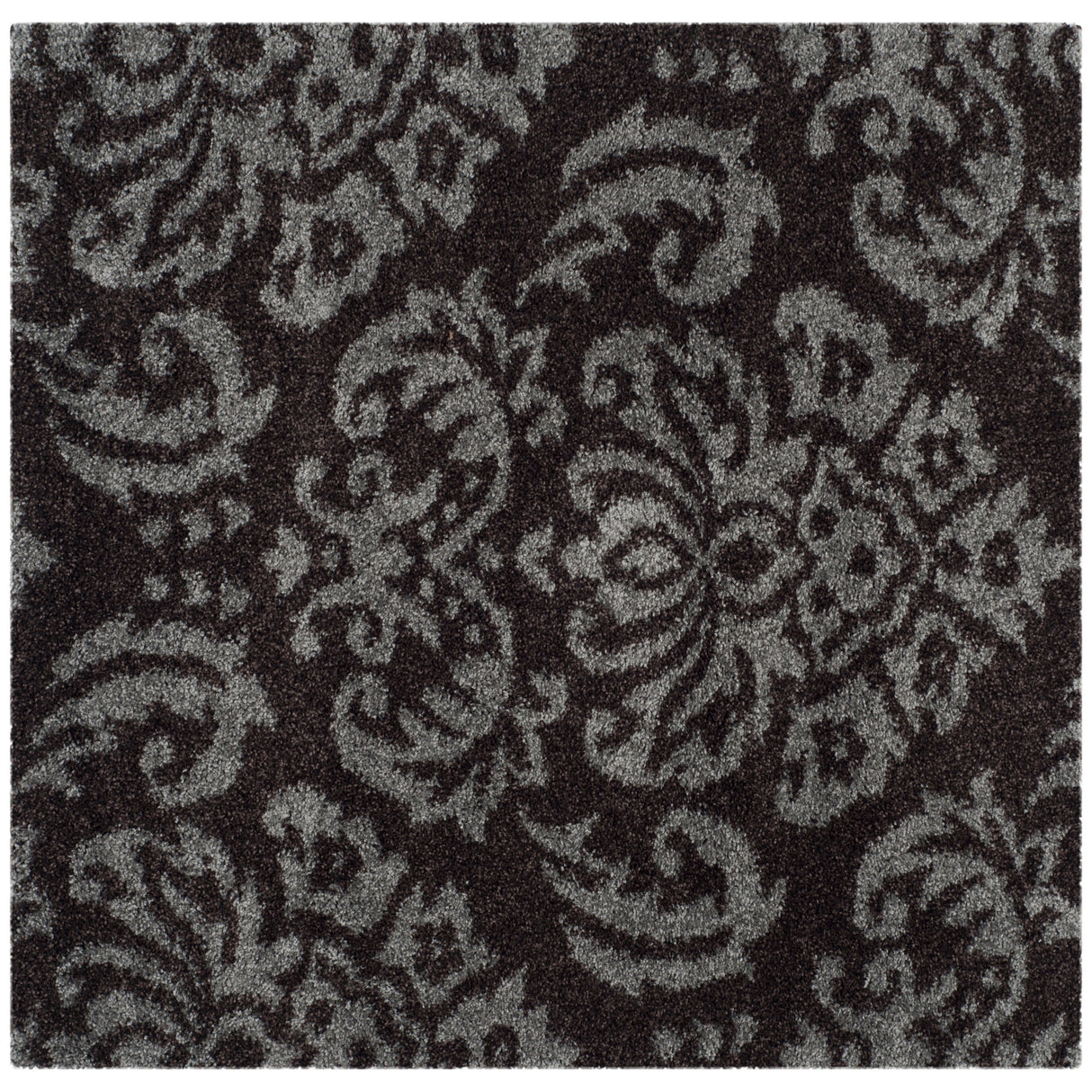 SAFAVIEH Florida Shag Aurkene Floral Damask 1.2-inch Thick Rug