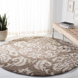 SAFAVIEH Florida Shag Aurkene Floral Damask 1.2-inch Thick Rug