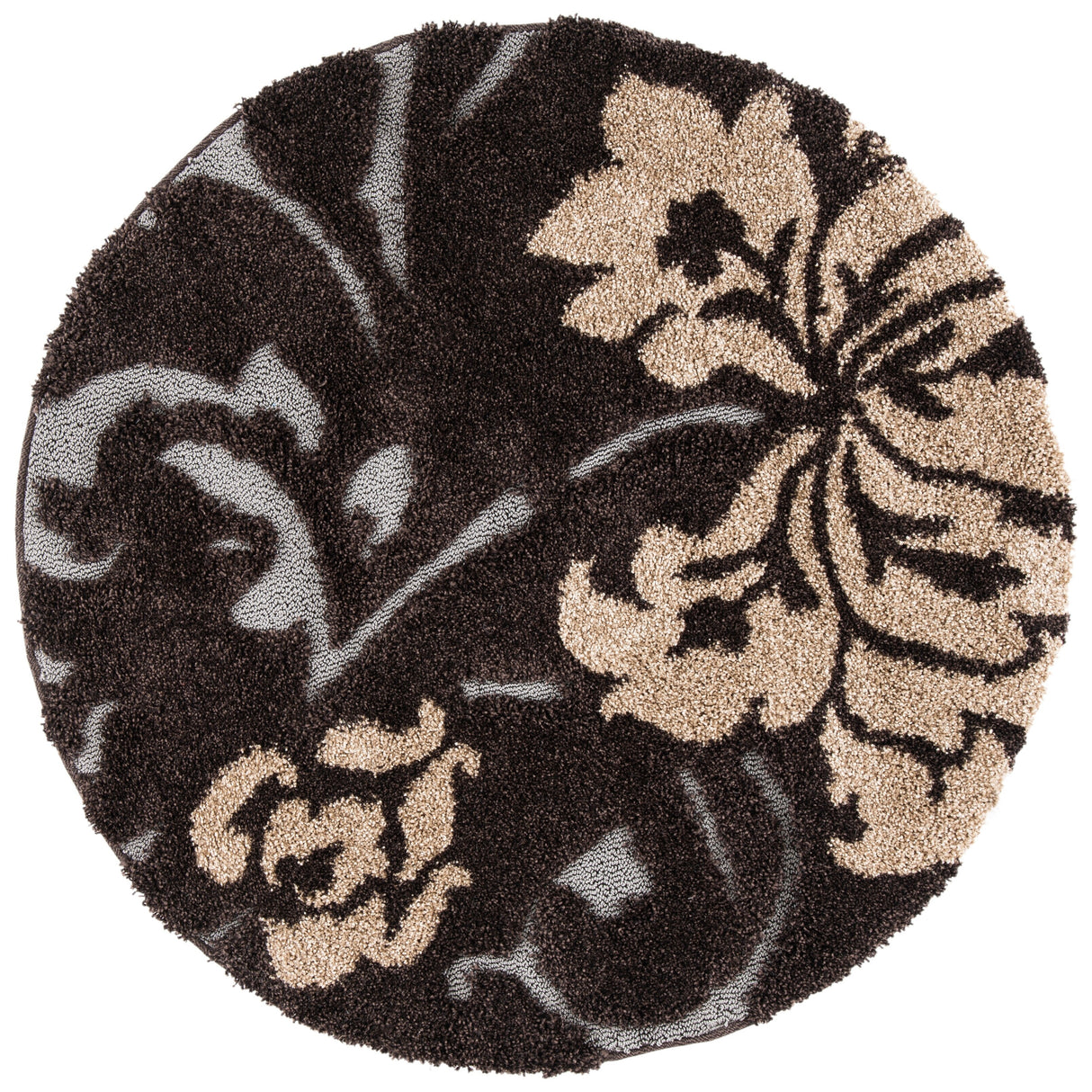 SAFAVIEH Florida Shag Kristrin Floral 1.2-inch Thick Rug