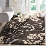 SAFAVIEH Florida Shag Kristrin Floral 1.2-inch Thick Rug