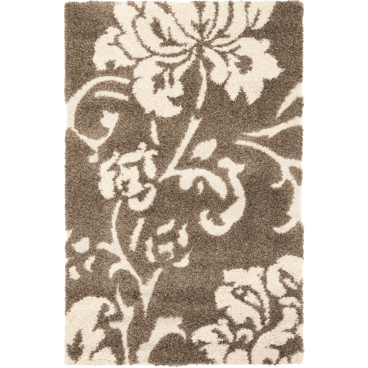 SAFAVIEH Florida Shag Kristrin Floral 1.2-inch Thick Rug