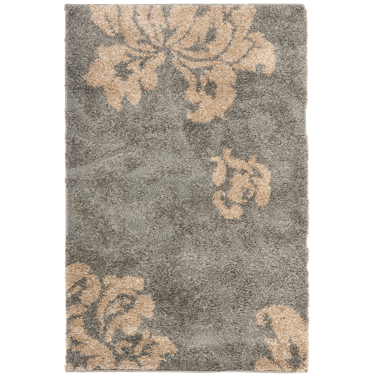 SAFAVIEH Florida Shag Kristrin Floral 1.2-inch Thick Rug