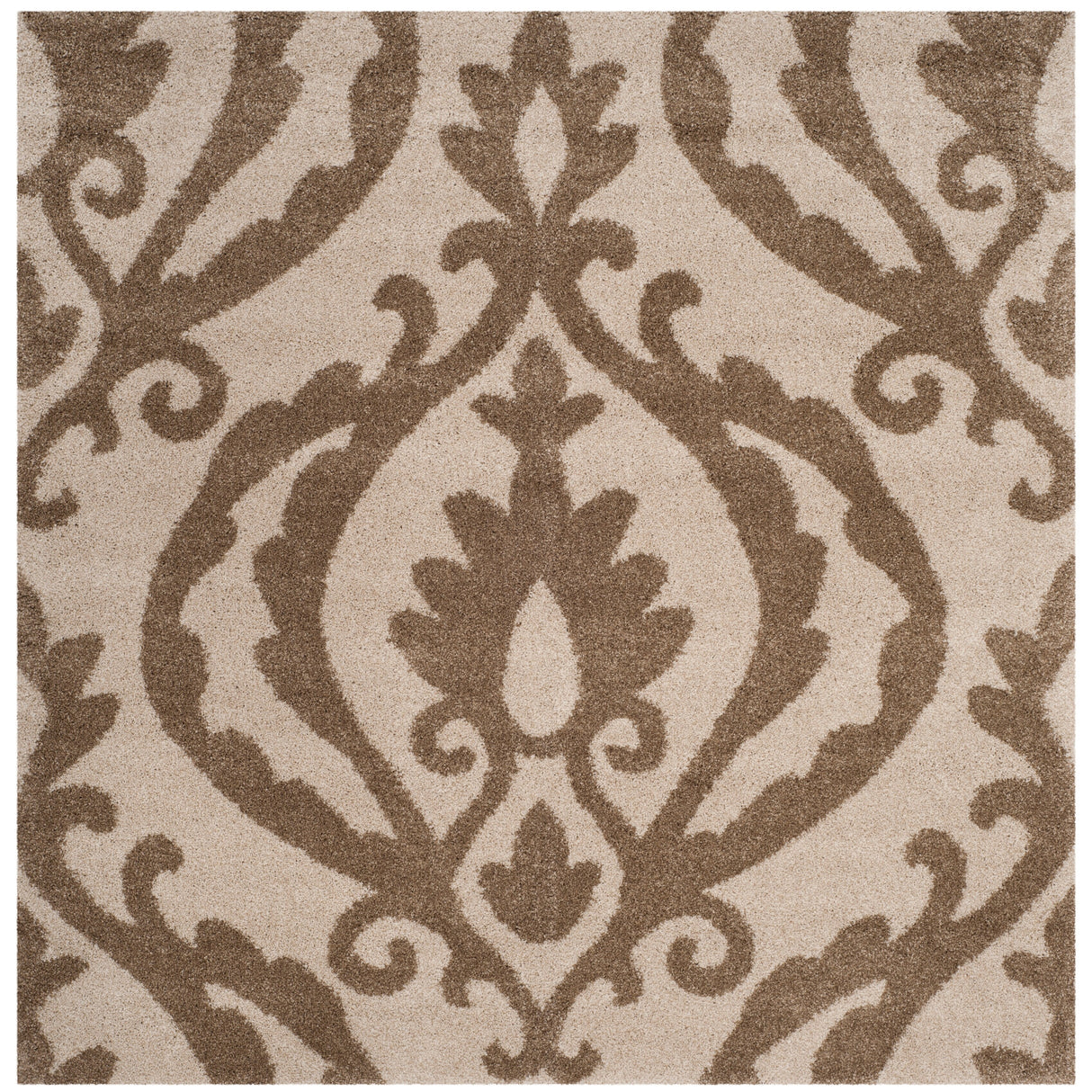 SAFAVIEH Florida Shag Narin Damask 1.2-inch Thick Rug