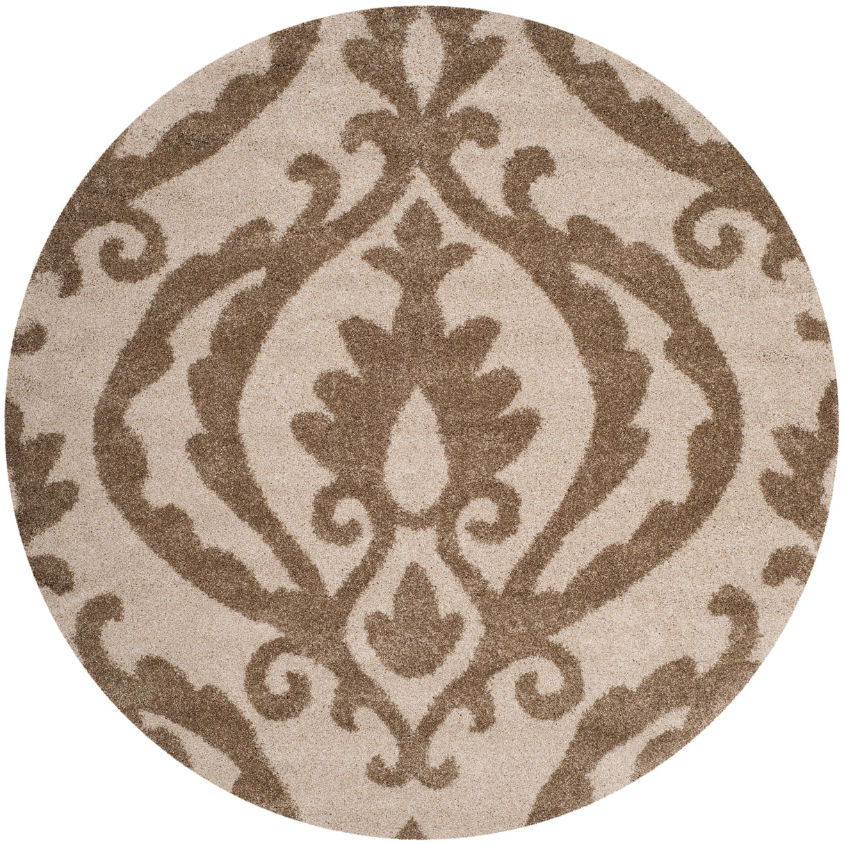 SAFAVIEH Florida Shag Narin Damask 1.2-inch Thick Rug