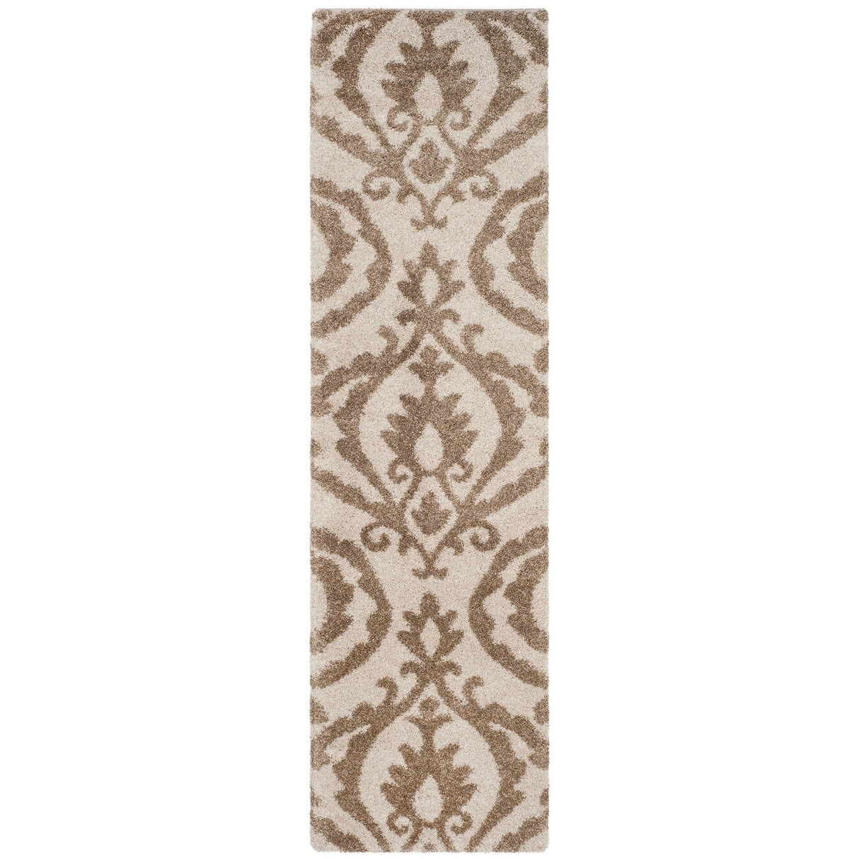 SAFAVIEH Florida Shag Narin Damask 1.2-inch Thick Rug