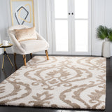 SAFAVIEH Florida Shag Narin Damask 1.2-inch Thick Rug