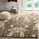 SAFAVIEH Florida Shag Niloufar Damask 1.2-inch Thick Rug