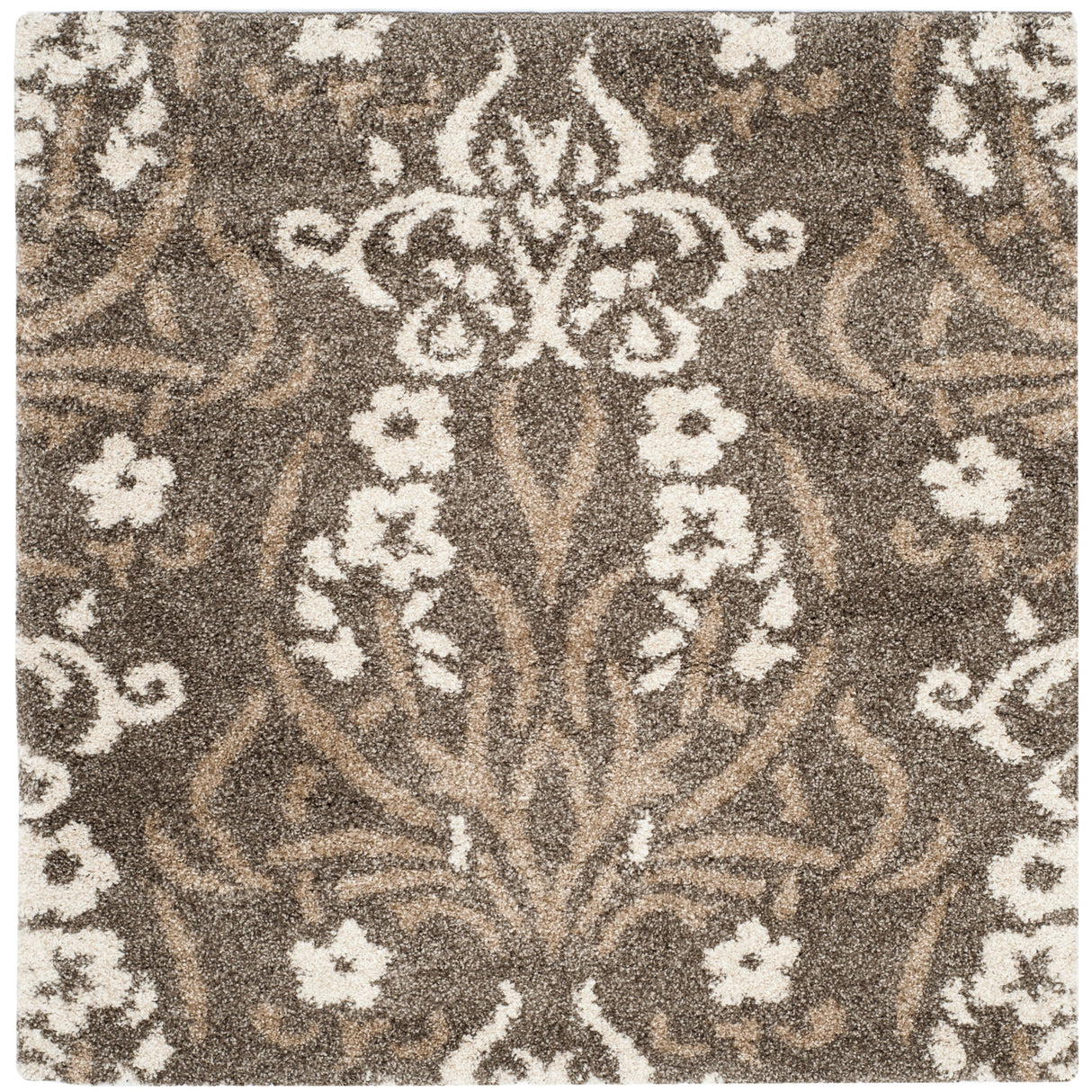 SAFAVIEH Florida Shag Niloufar Damask 1.2-inch Thick Rug